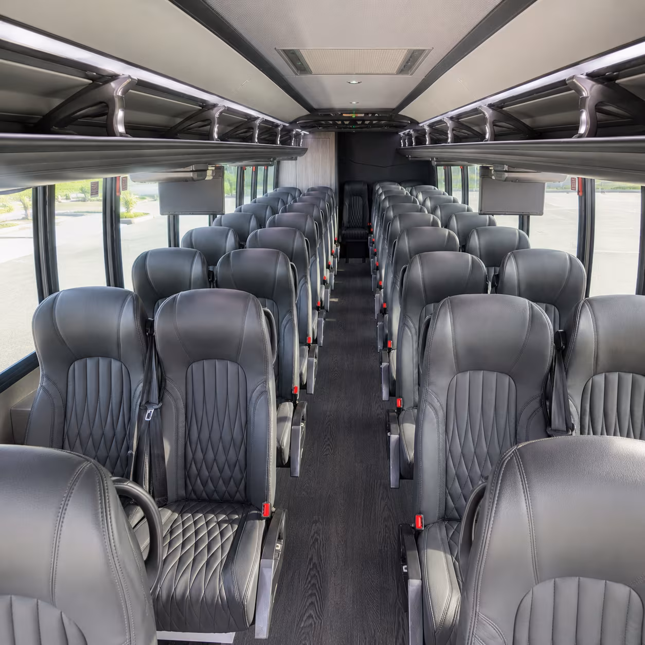 knoxville 28 passenger minibus inside