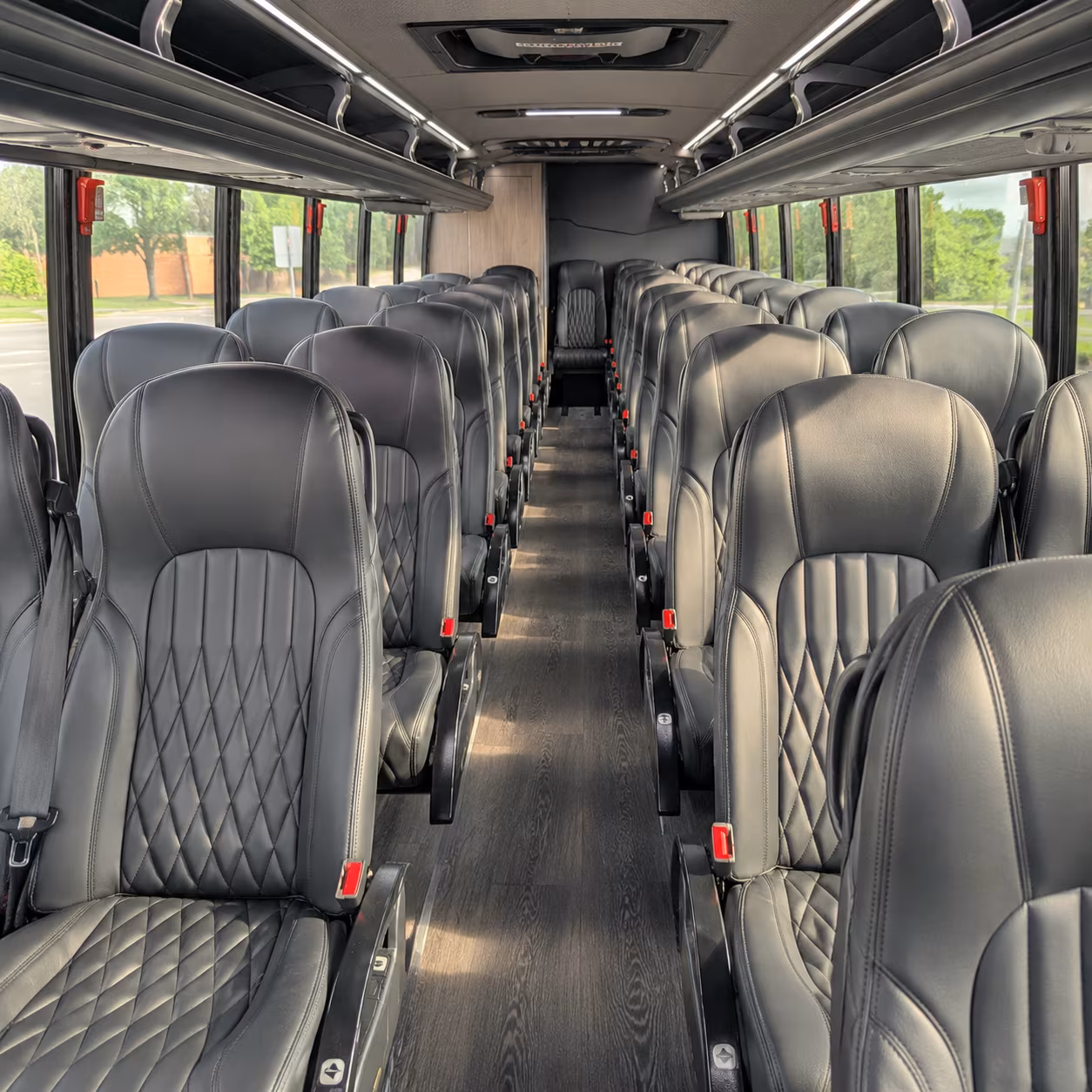 knoxville 30 passenger minibus inside