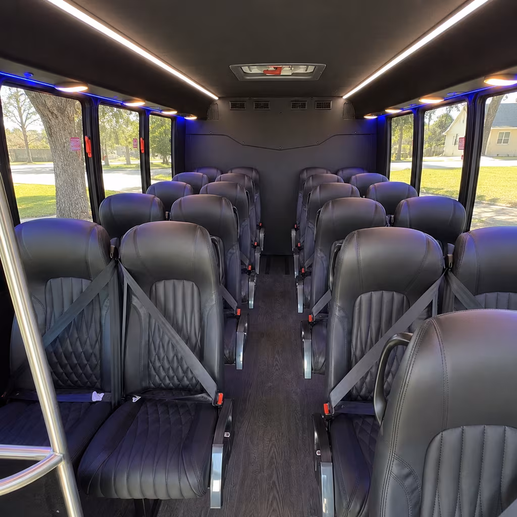 knoxville 35 passenger minibus inside