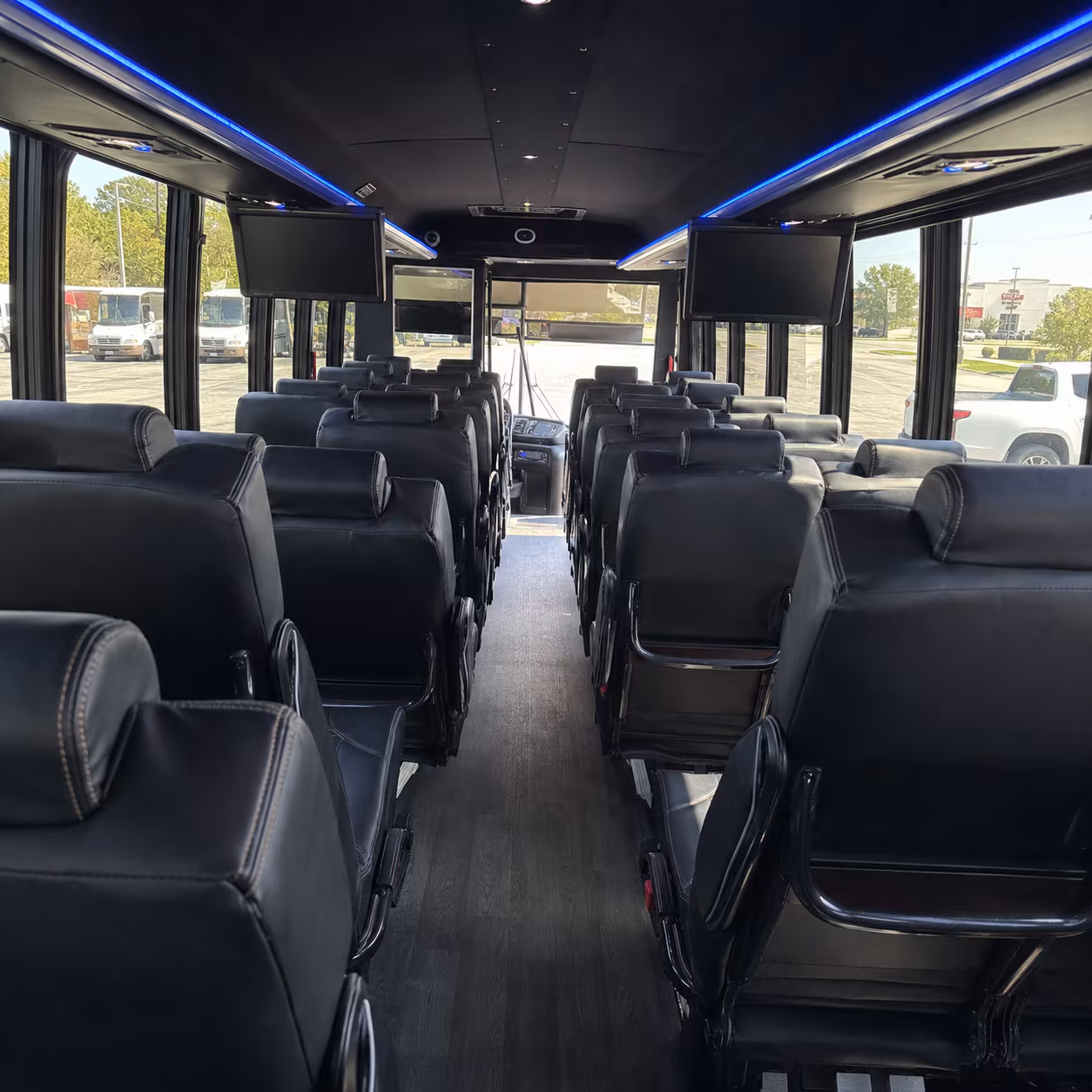 knoxville 35 passenger minibus interior